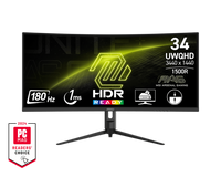 MSI MAG 342CQR E2 (34 inch 180Hz 1440P Curved VA)