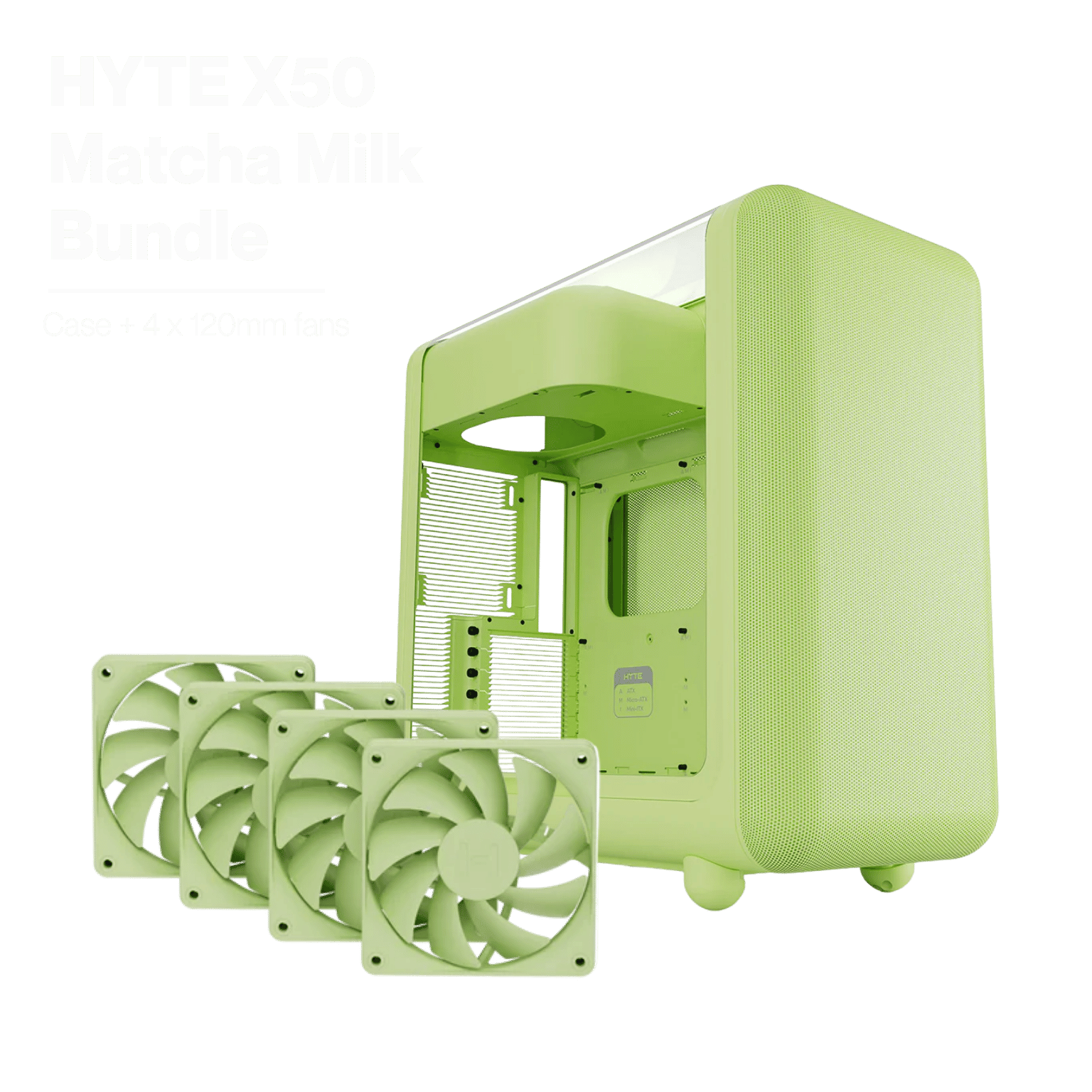Hyte X50 TG Matcha Milk Bundle – Jlite Customs Enterprise
