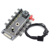 10 x 4 PIN PWM SATA FAN SPLITTER