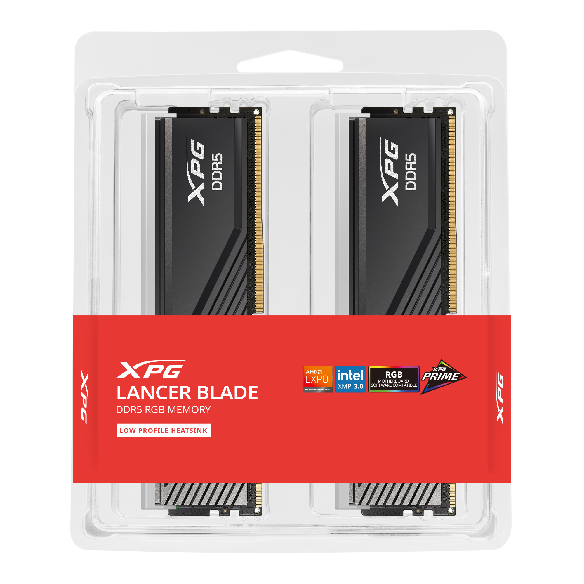 XPG Lancer Blade 2 x 16GB DDR5 C30 6000Mhz (Black)