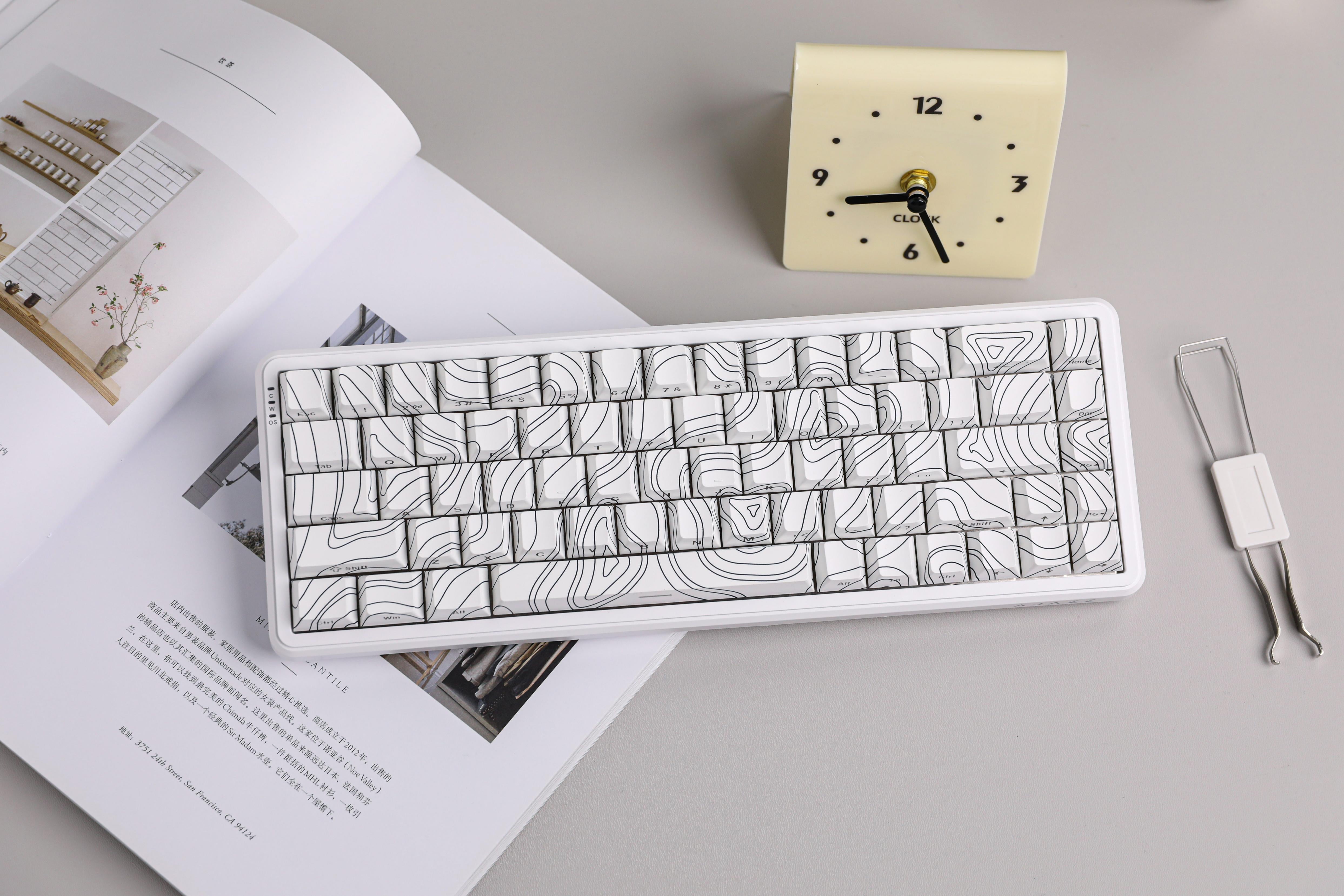 Ajazz AK680 MAX (Magnetic - Contour White)