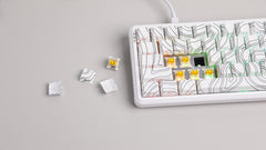 Ajazz AK680 MAX (Magnetic - Contour White)