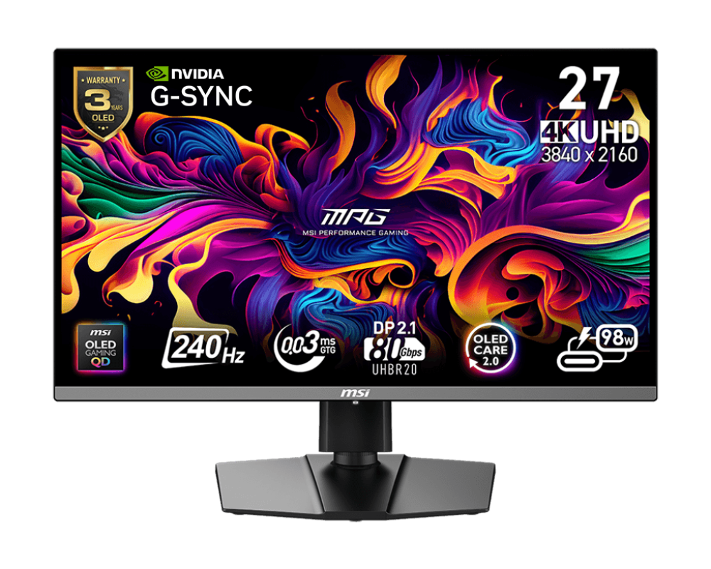 MSI MPG 272URX QD-OLED (27inch 240Hz 4K OLED)