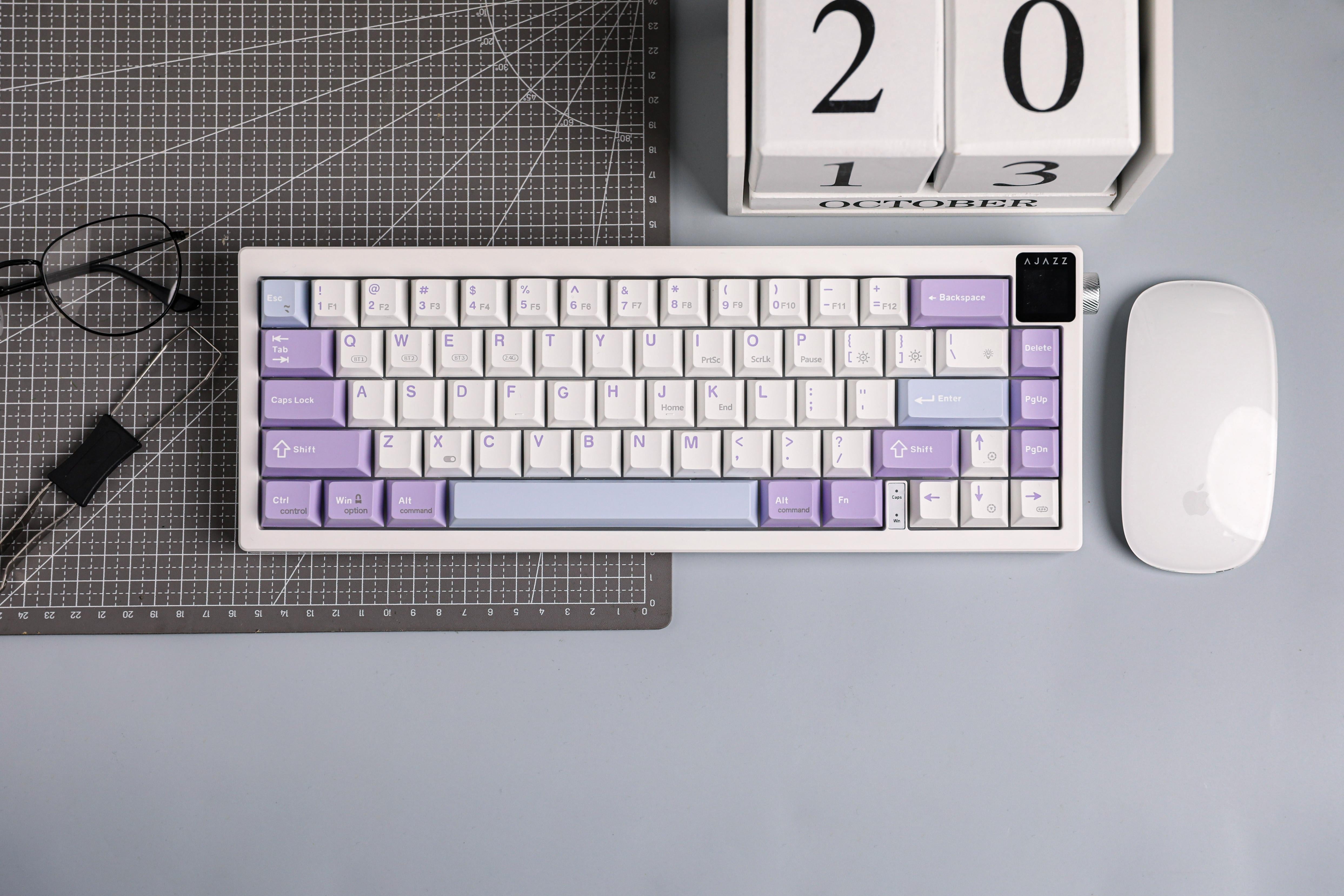 Ajazz AK650 (Dream Weaver Switch - Purple White Blue)
