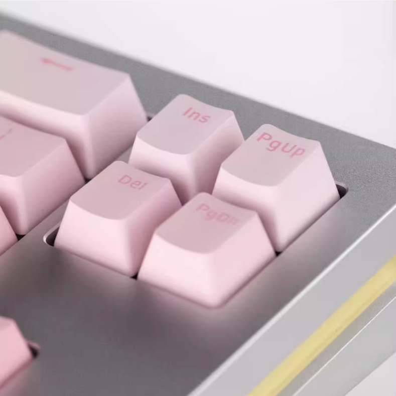Monsgeek M7W (Silver with Ice Cream Pink)
