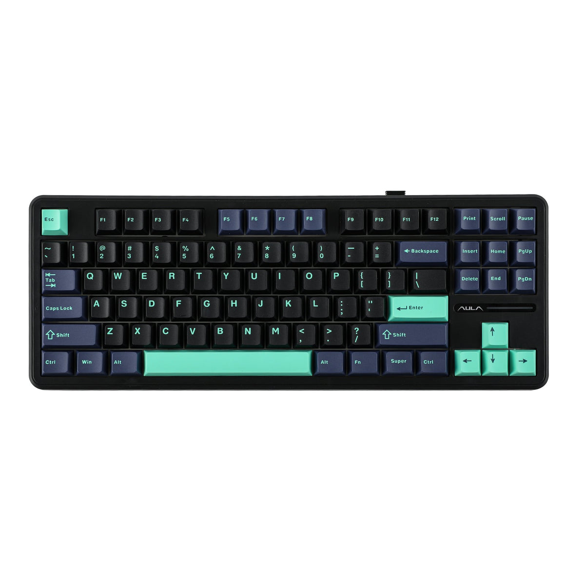 Aula F87 Pro (Black Blue - Gray Wood Switch)