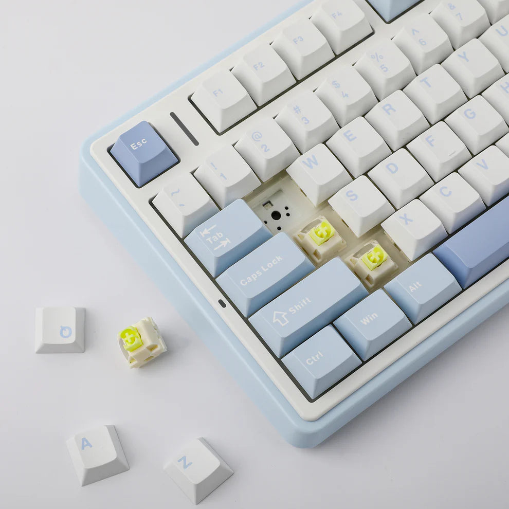 Aula F75 (Sea Salt - Gray Wood Switch)