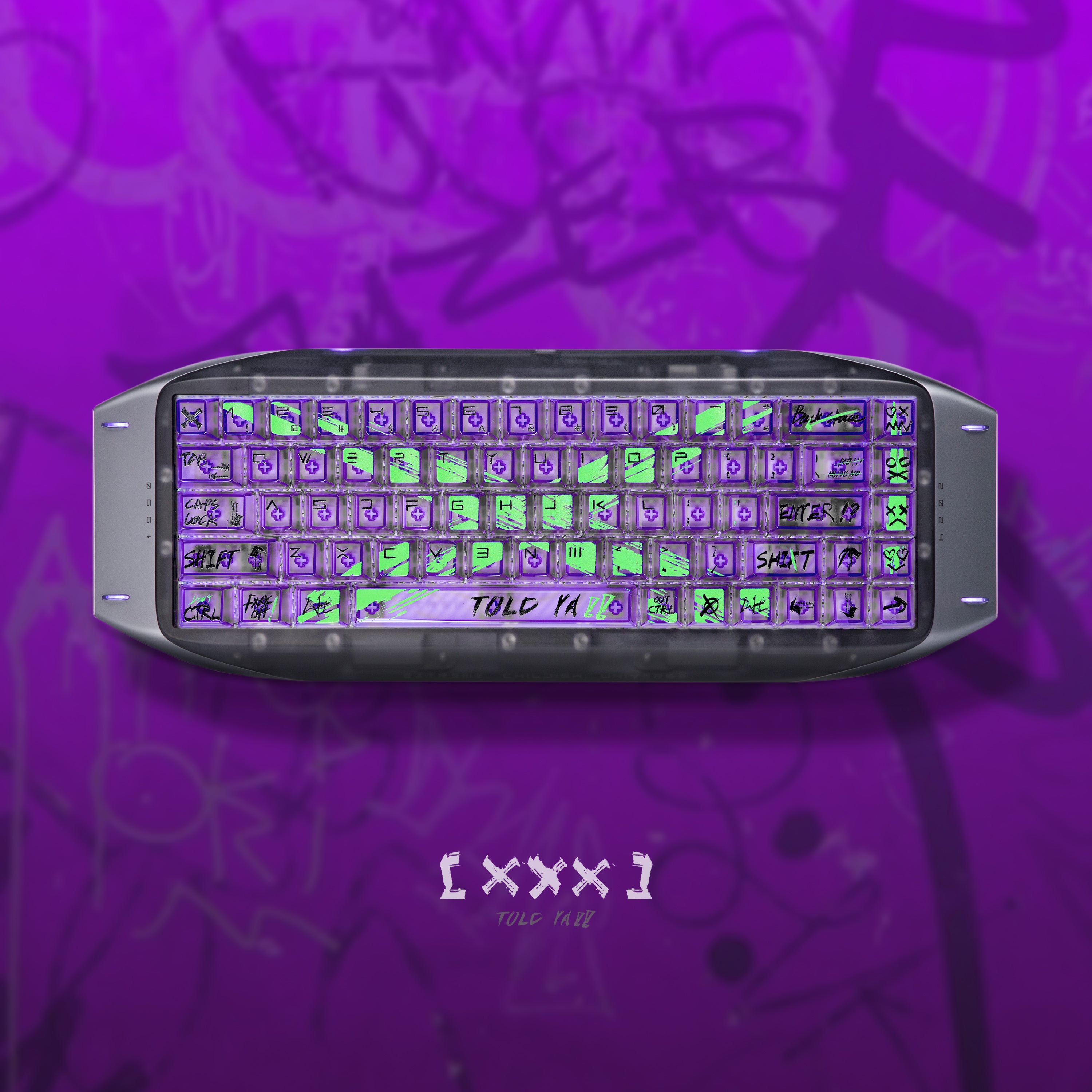 KeyTok XXX (Purple - 68% Keyboard)