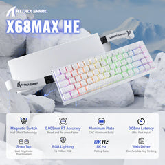 Attack Shark X68 Max (White Contour)