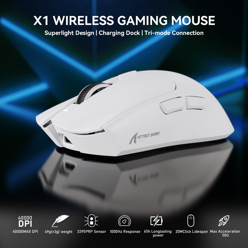 Attack Shark X1 (White)