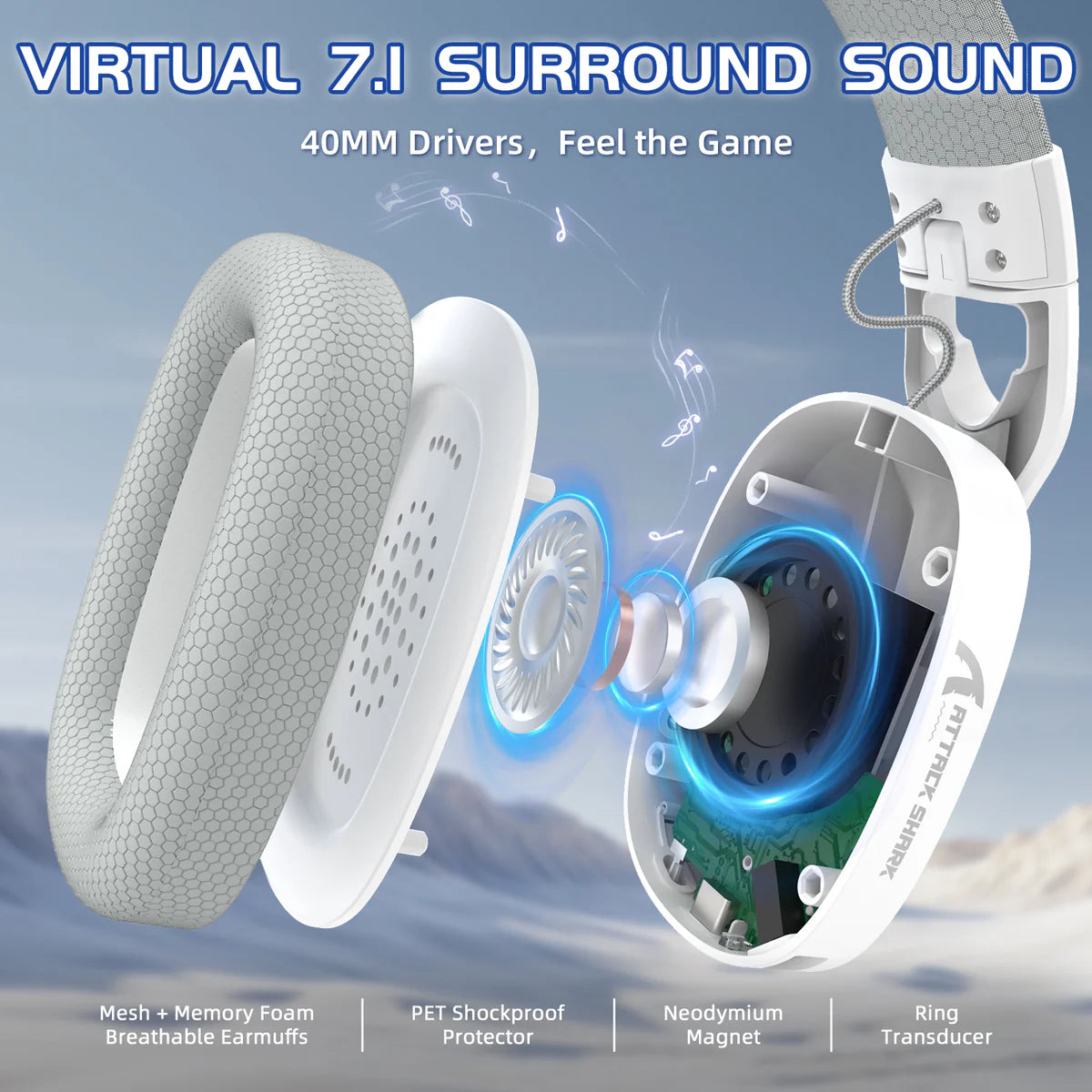 Attack Shark L90 (White)