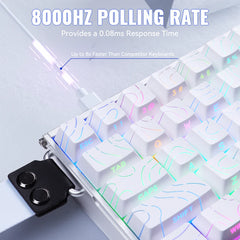 Attack Shark X68 Max (White Contour)