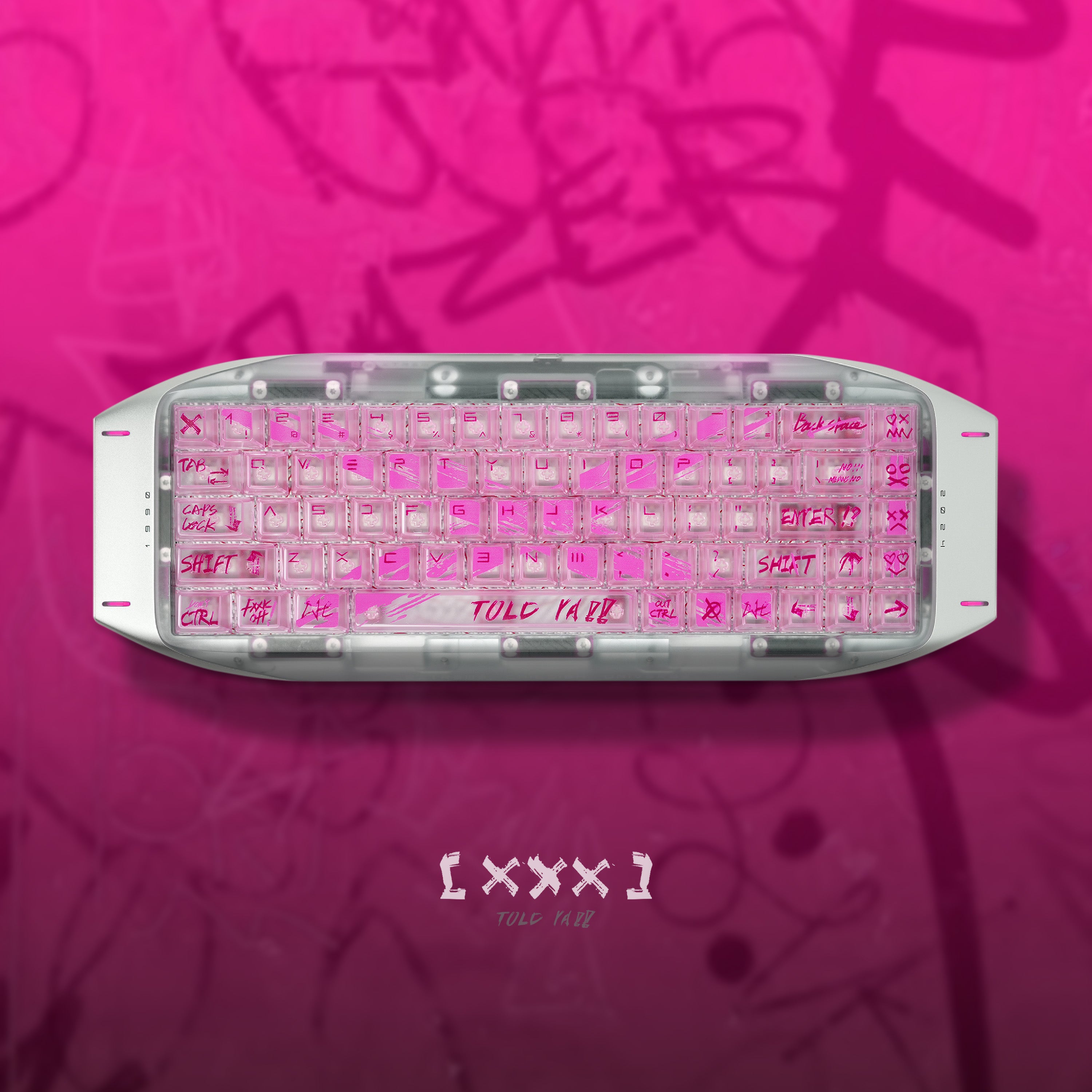 KeyTok XXX (Pink - 68% Keyboard)