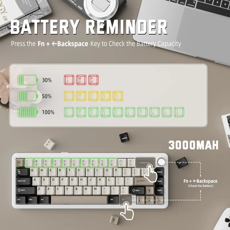 Attack Shark X66 (White)