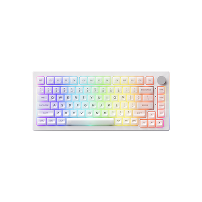 Akko 5075B Plus ASA (White Transparent - Piano Pro V3)