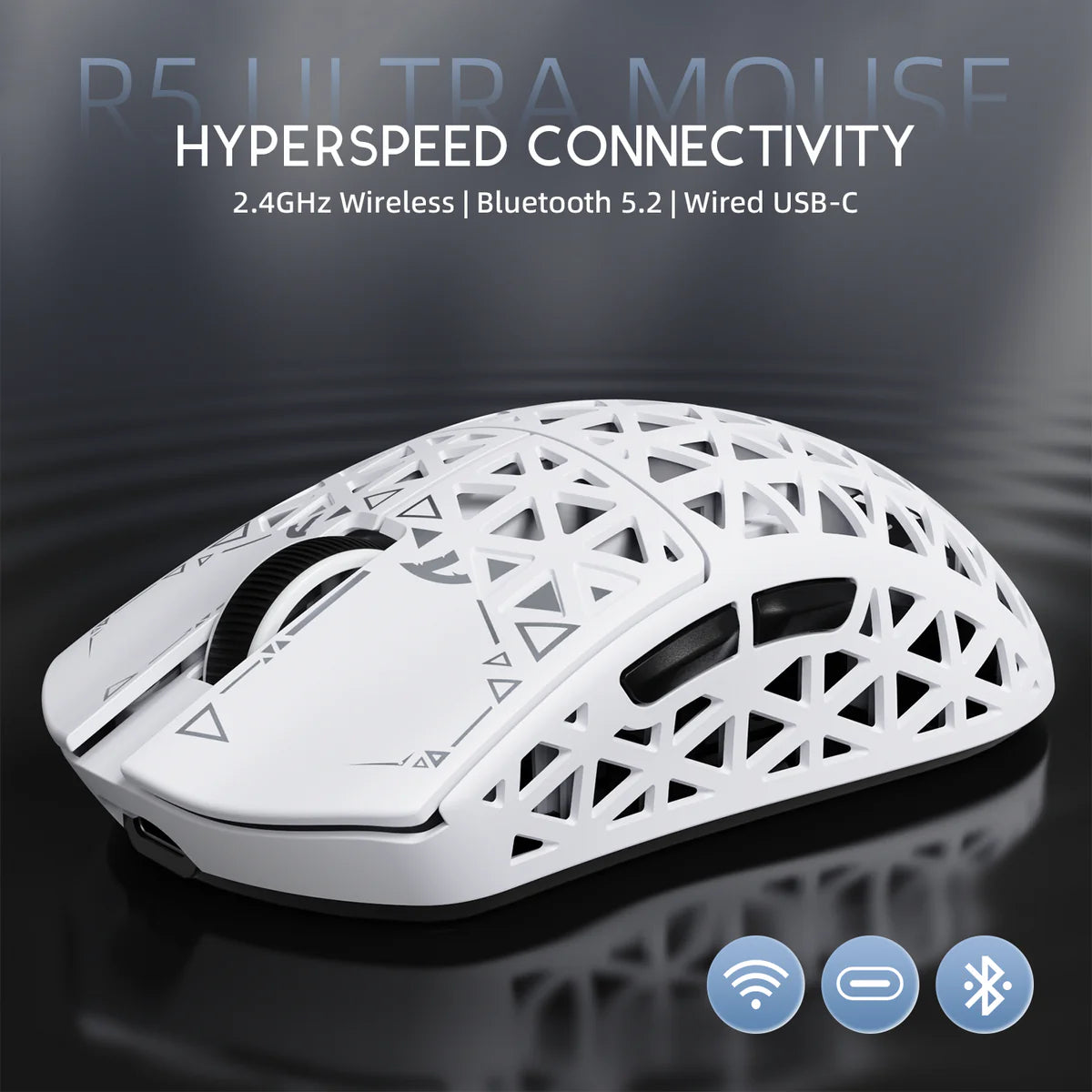 Attack Shark R5 Ultra (White)