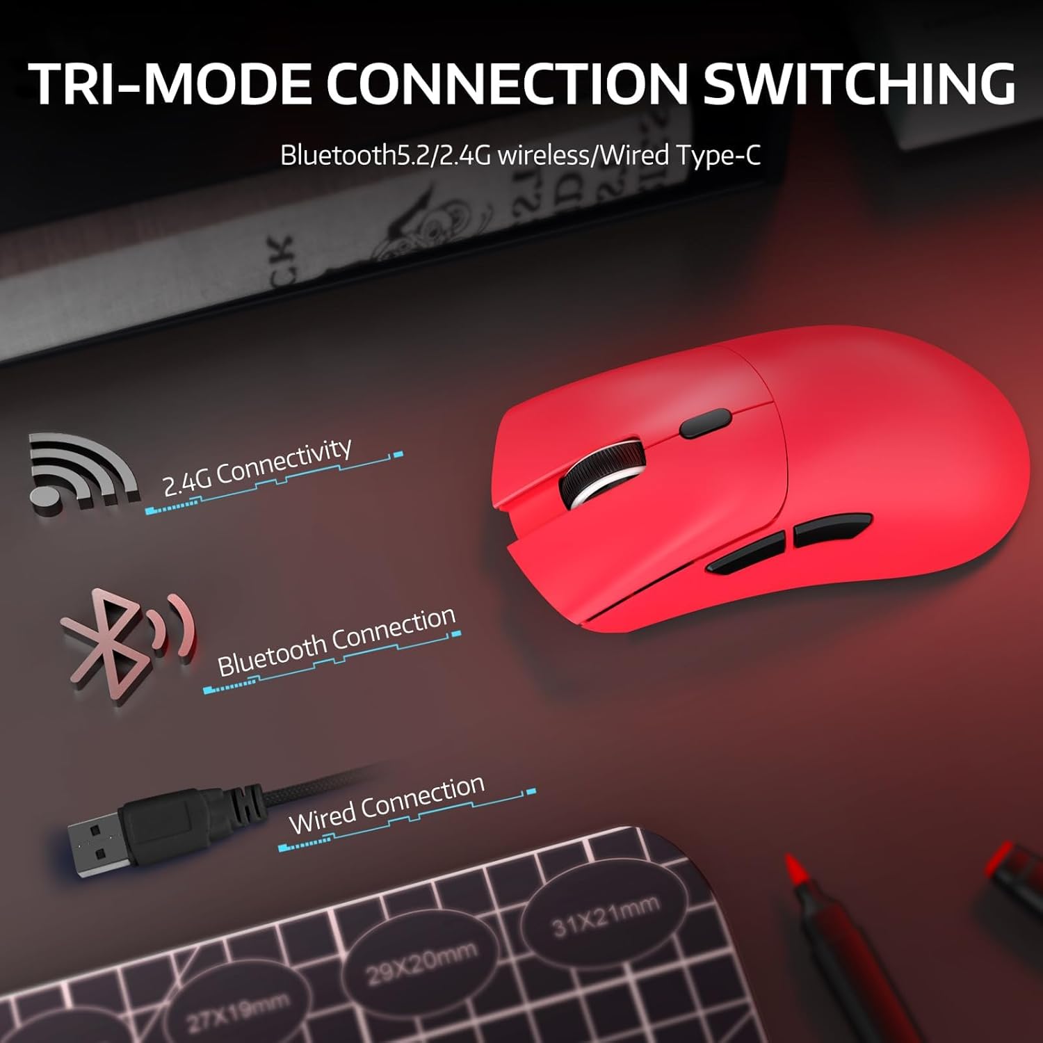 Attack Shark R1 (Red)