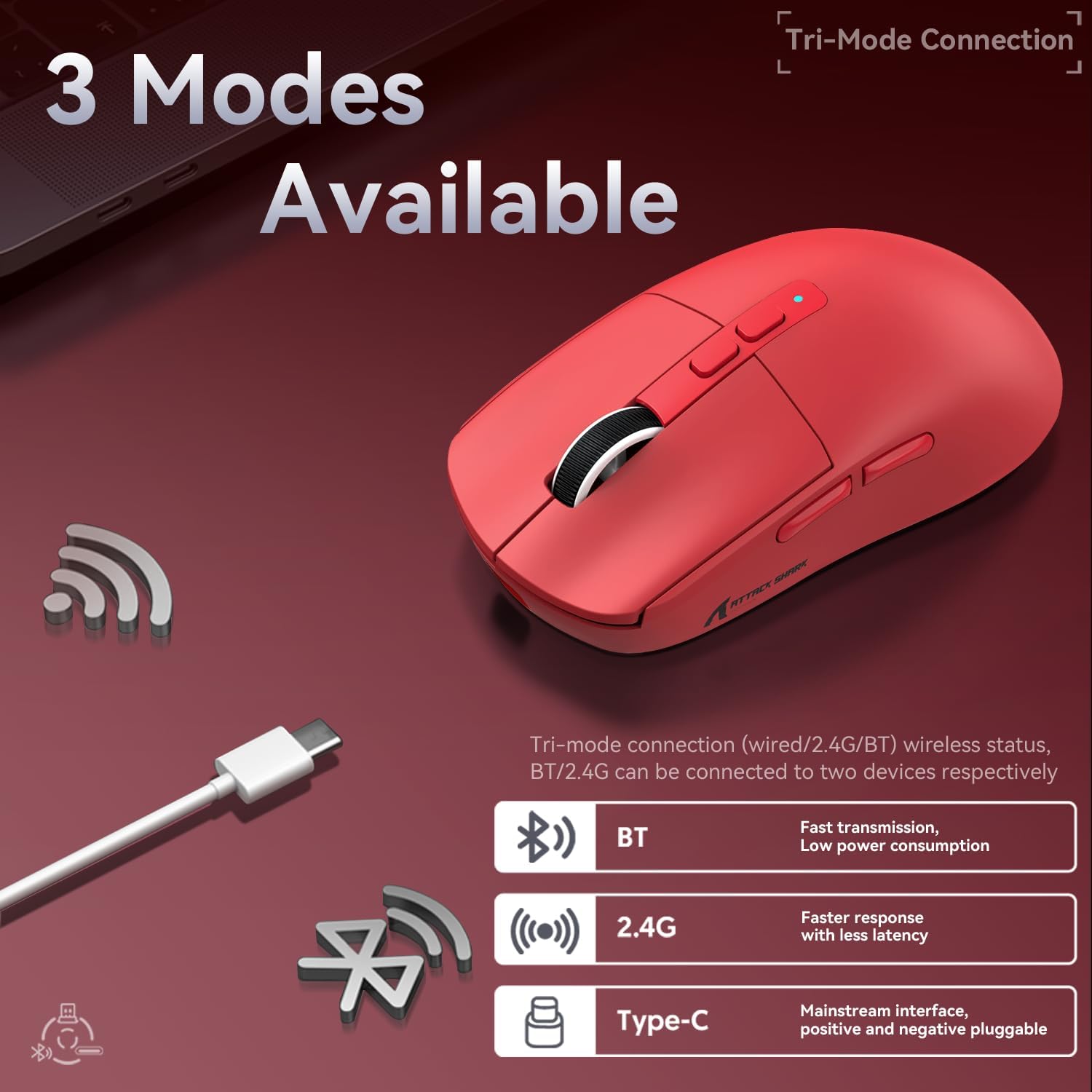 Attack Shark X6 (Red)