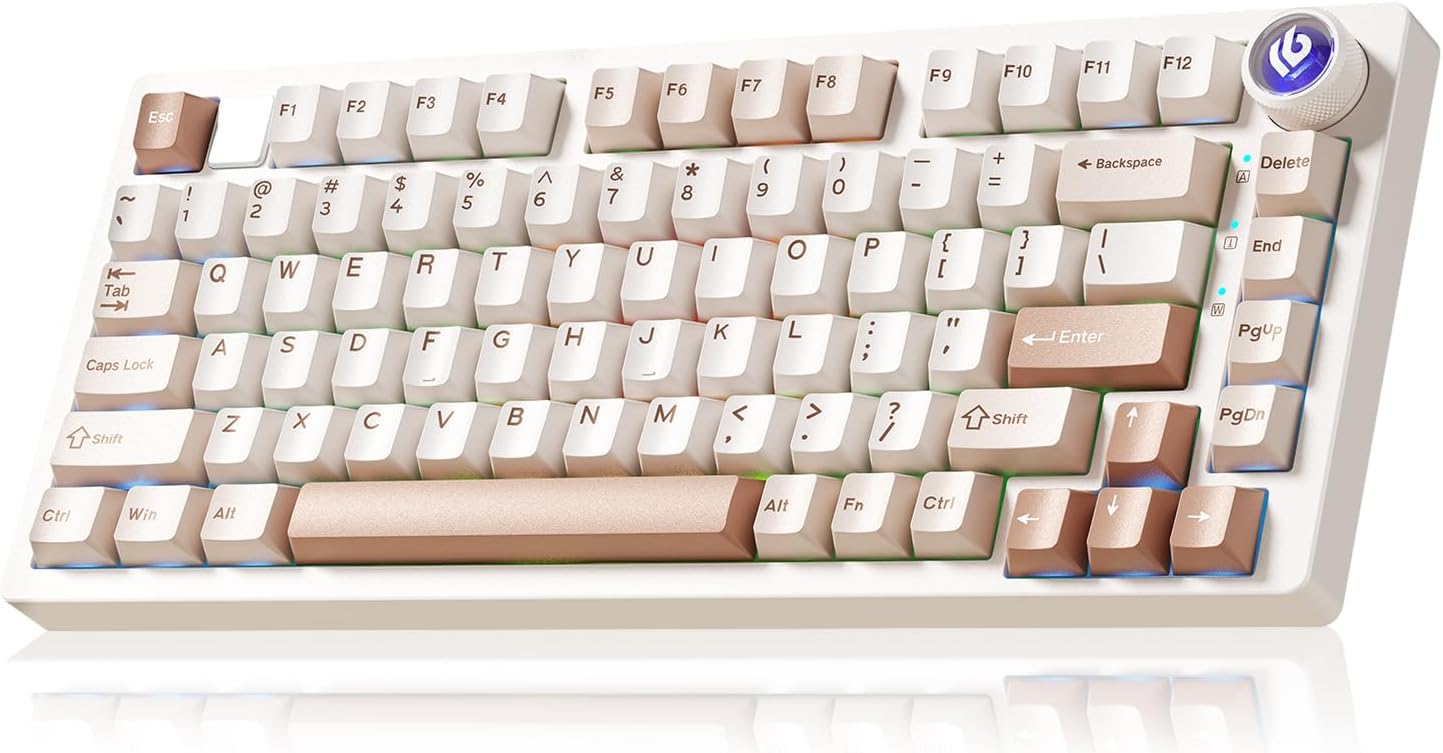 Leobog Hi75C Pro (Vanilla - Turquoise Switch)