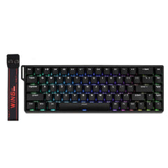 Aula WIN68HE (Black - Gray Wood Switch)