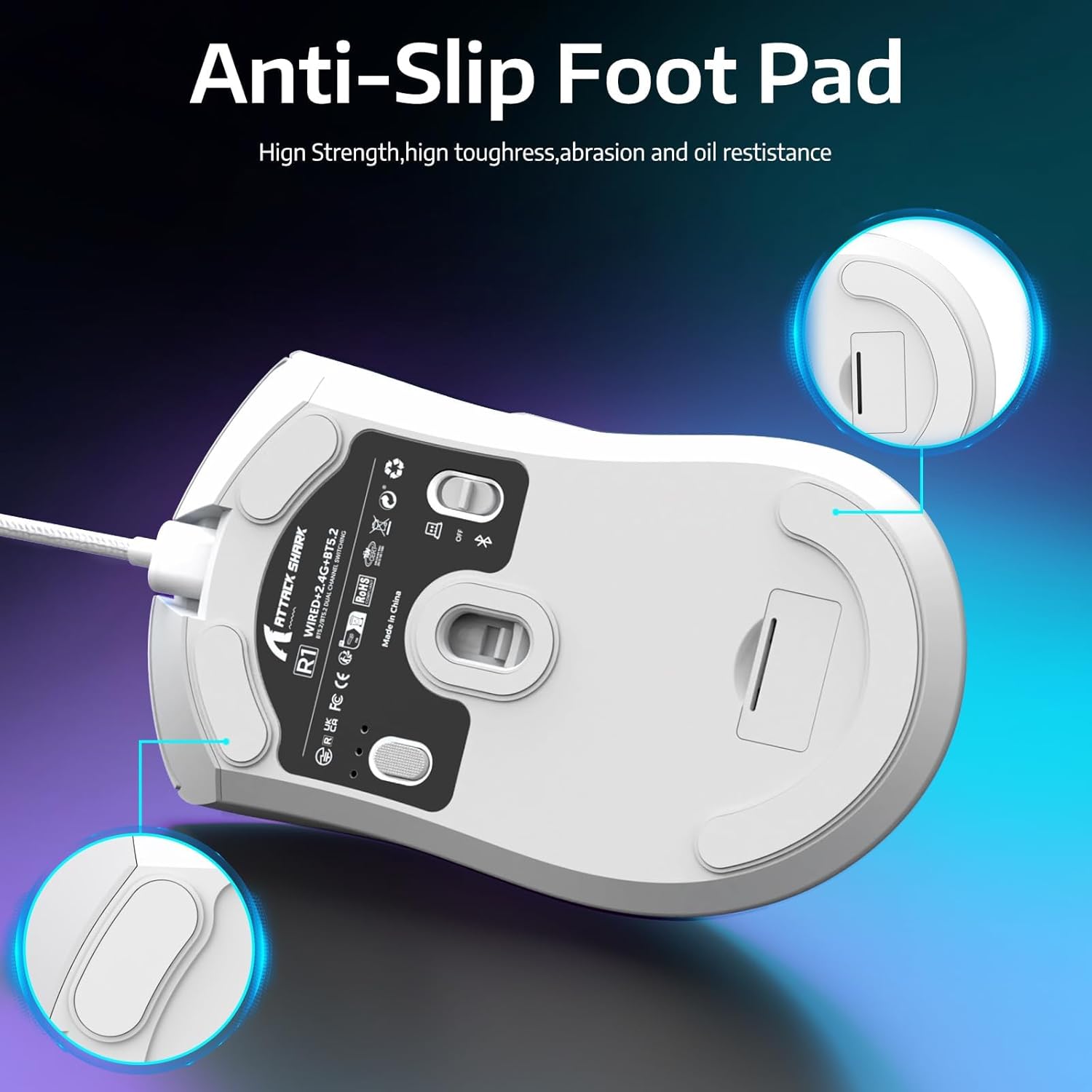 Attack Shark R1 (White)