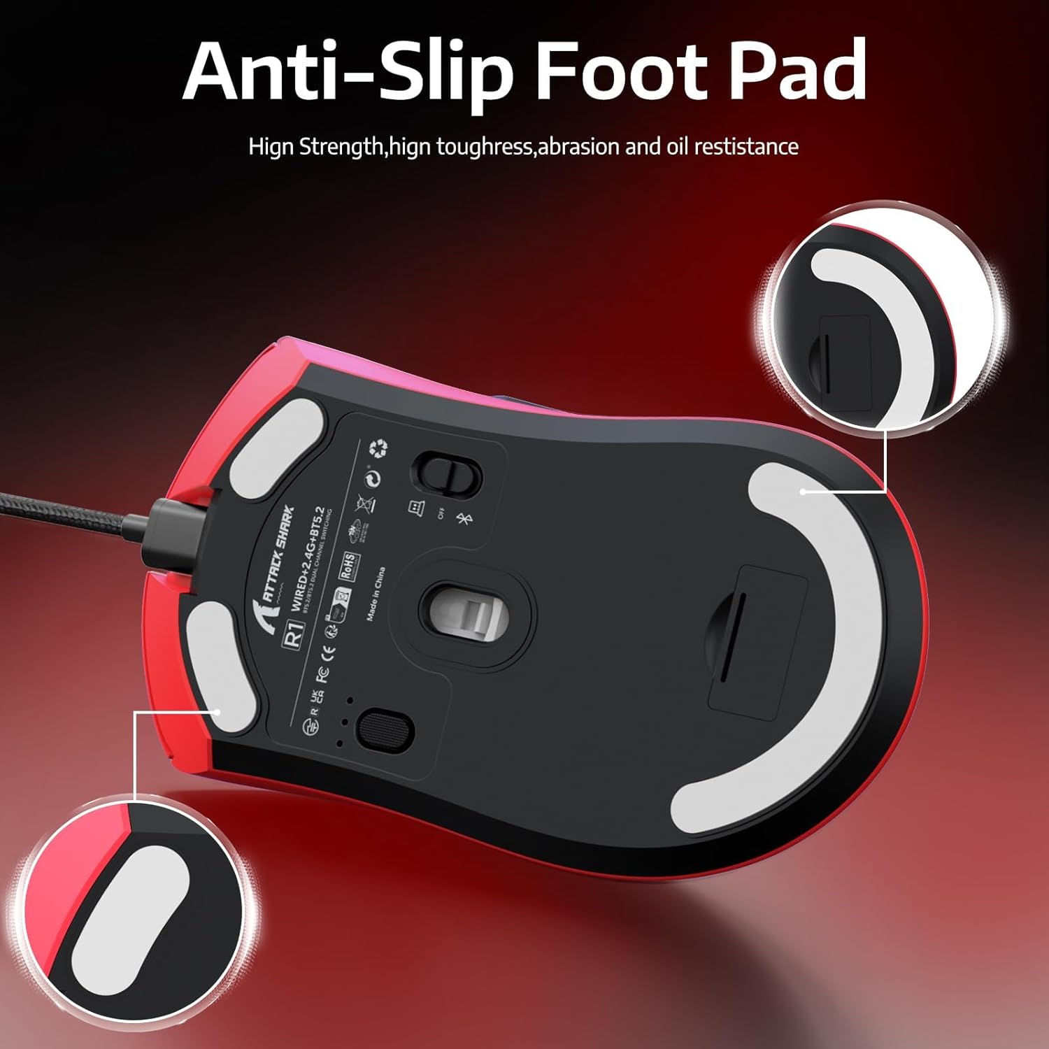 Attack Shark R1 (Red)