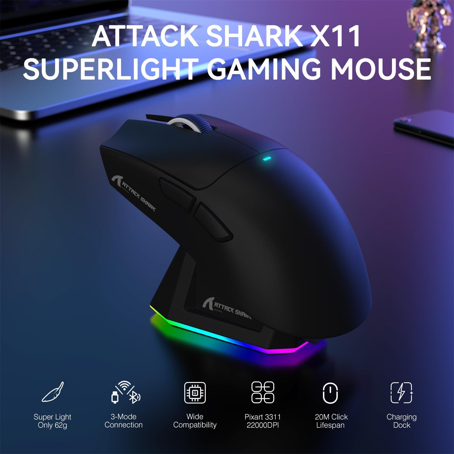 Attack Shark X11 (Black)