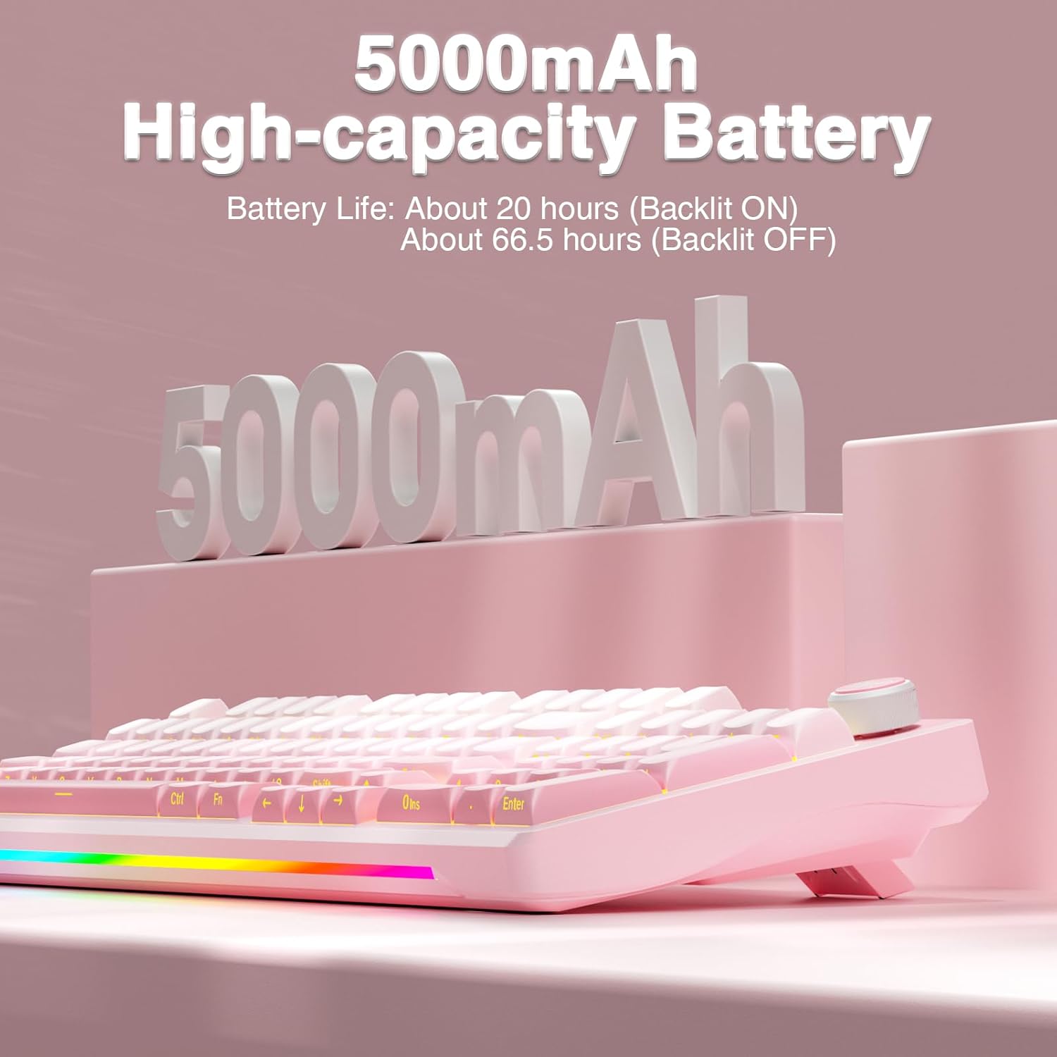 Aula S98 Pro (Pink - Huatian Switch)
