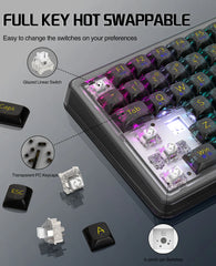 Attack Shark K75 Pro (Transparent Black)