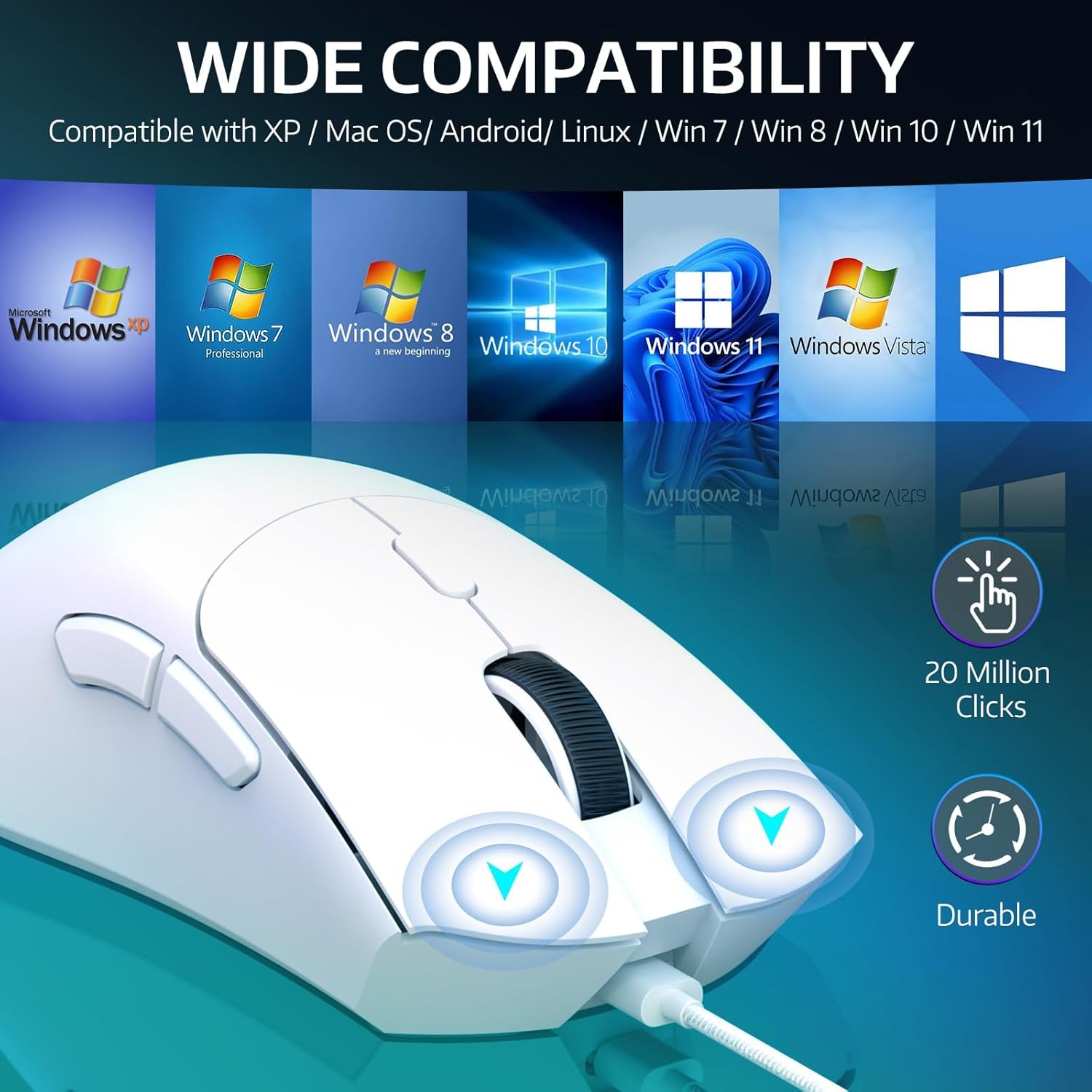 Attack Shark R1 (White)