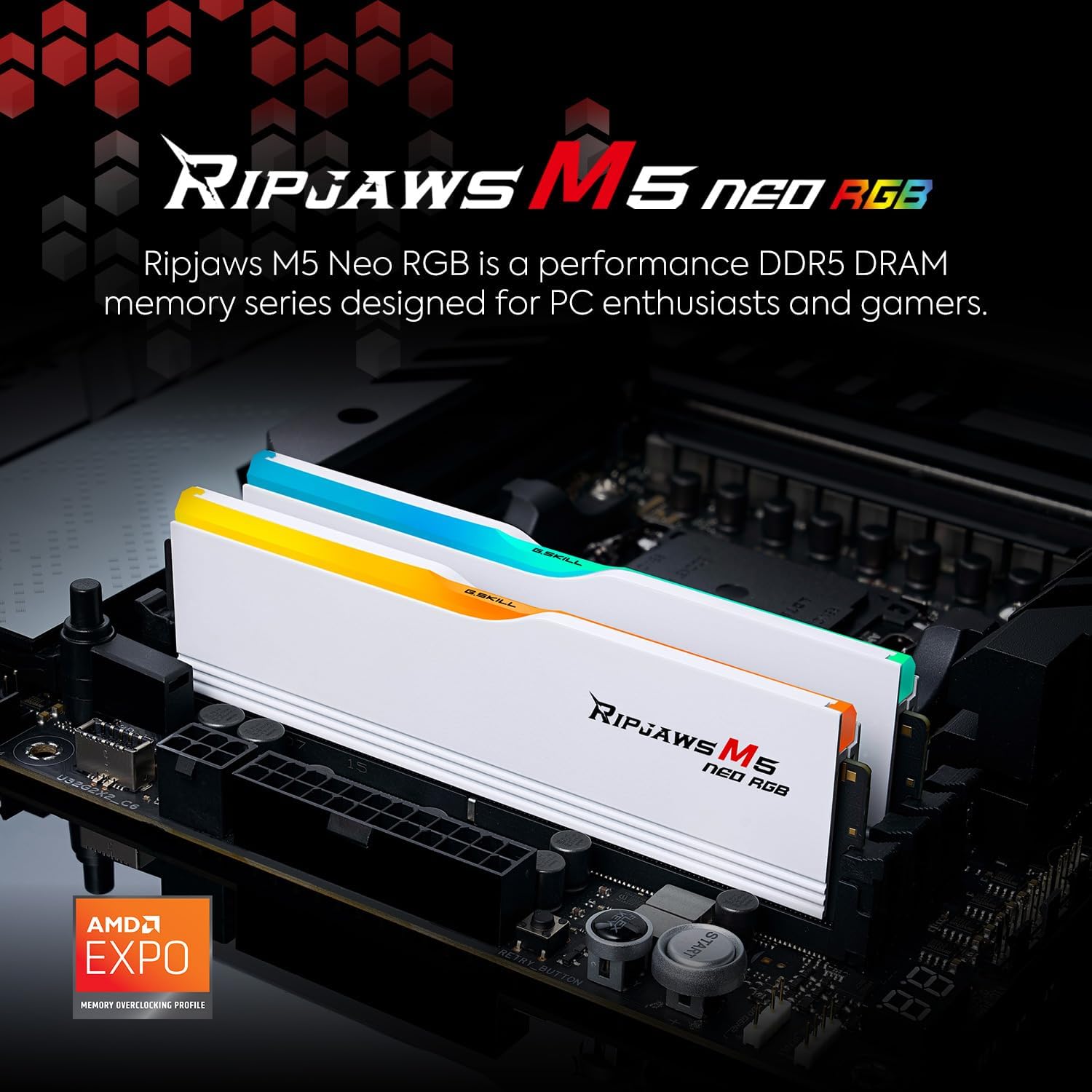 G.Skill Ripjaws M5 Neo 2 X 32GB C36 6000Mhz (White)