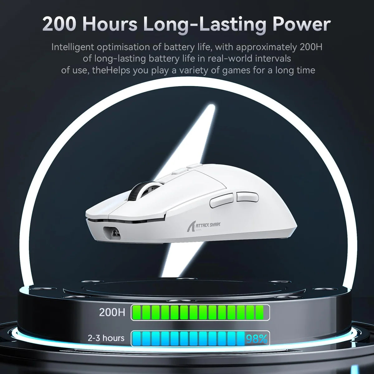 Attack Shark X6 (White)