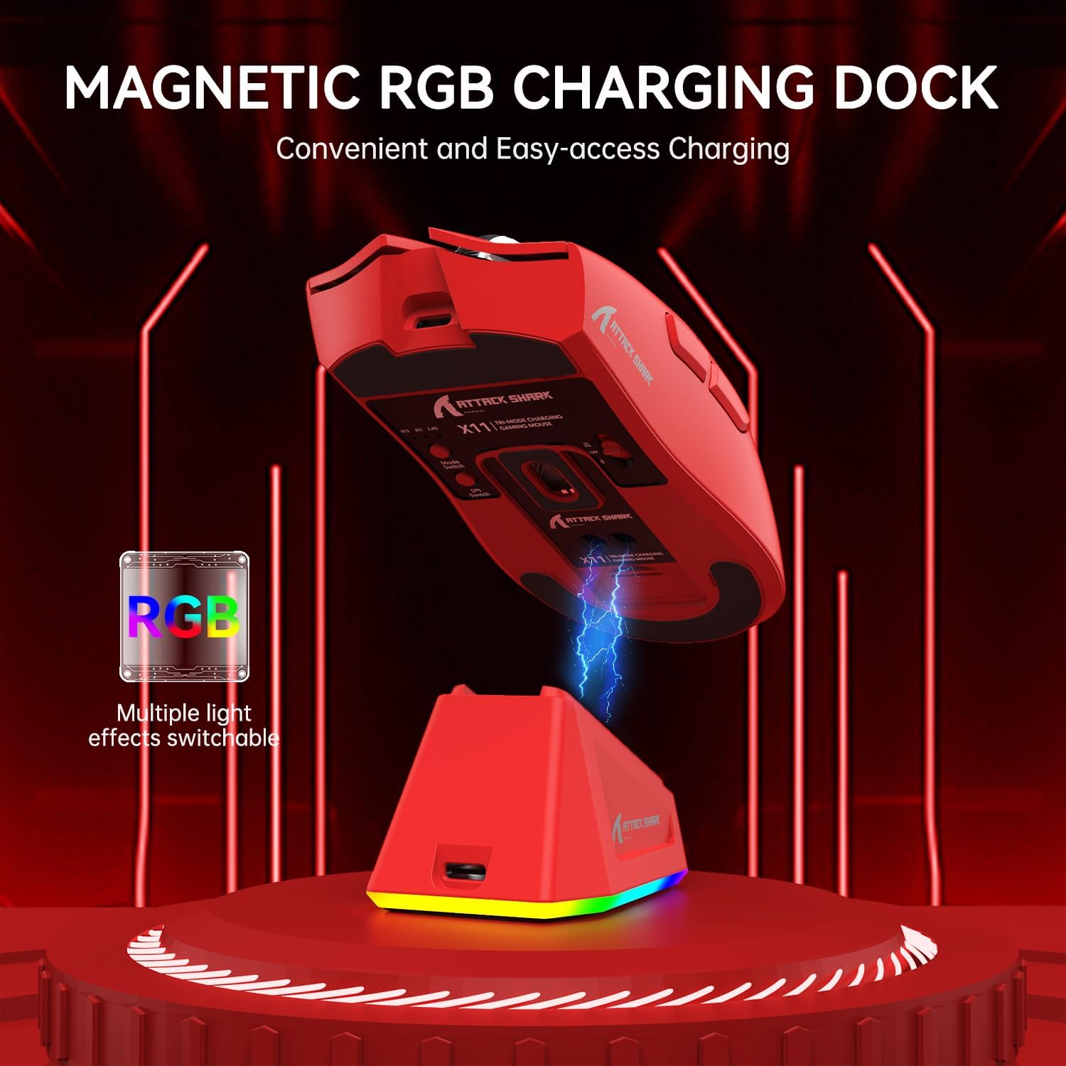 Attack Shark X11 (Red)