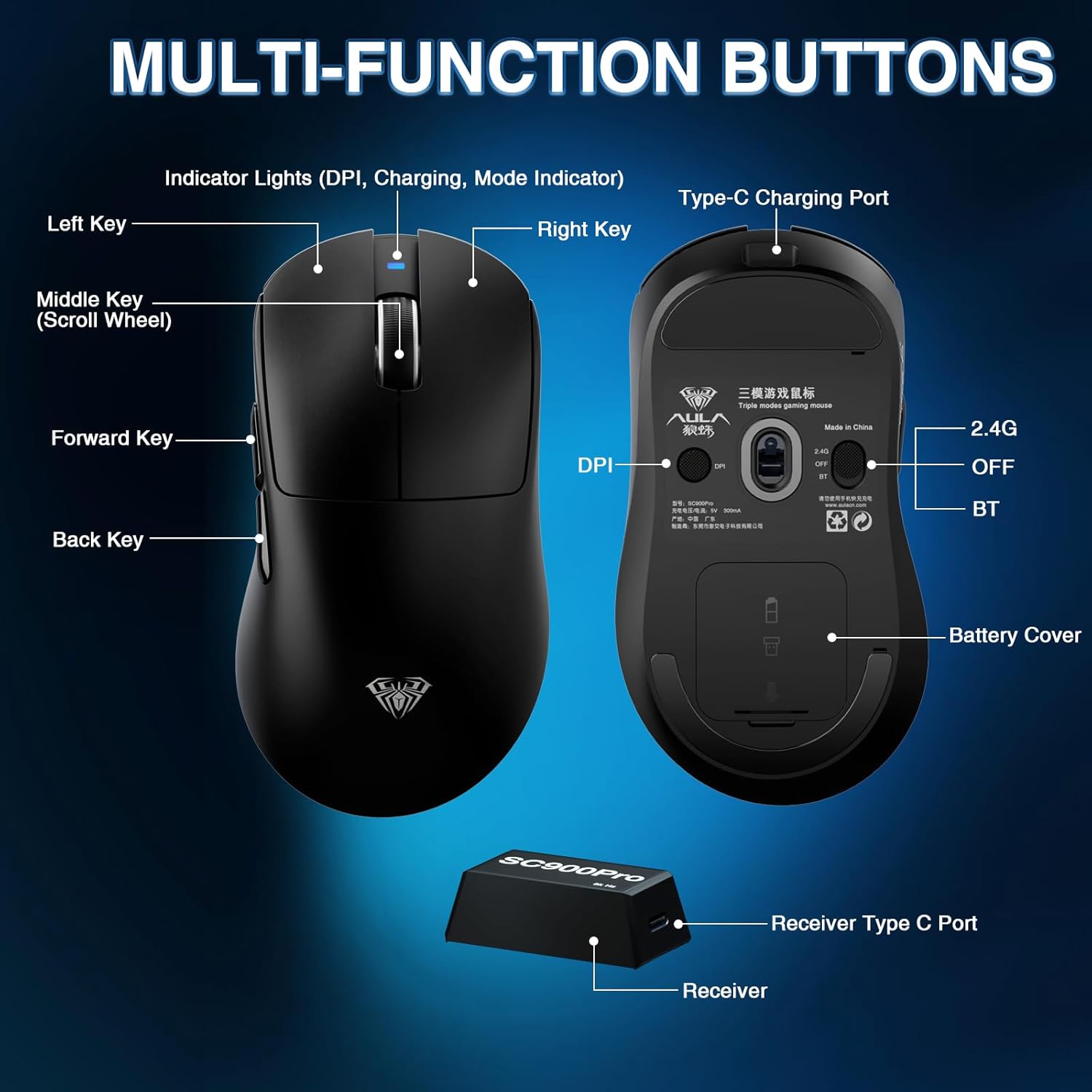 Aula SC900 Pro (Black)