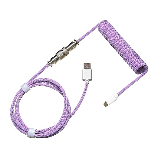CM Coiled Cable (Purple)