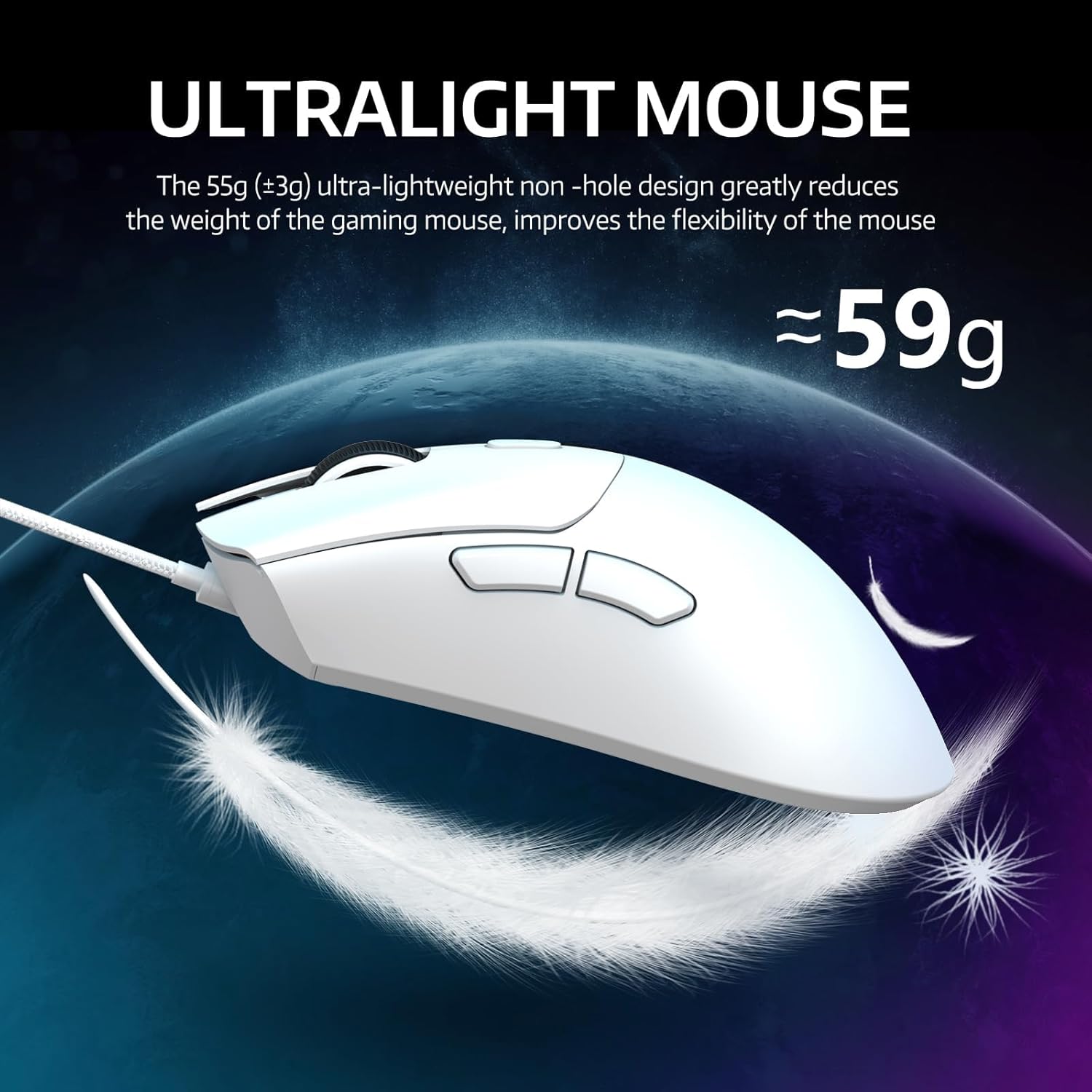 Attack Shark R1 (White)