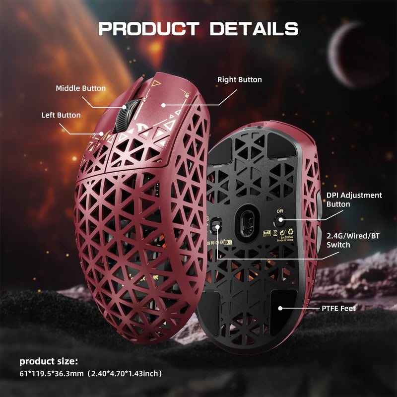 Attack Shark R5 Ultra (Red)
