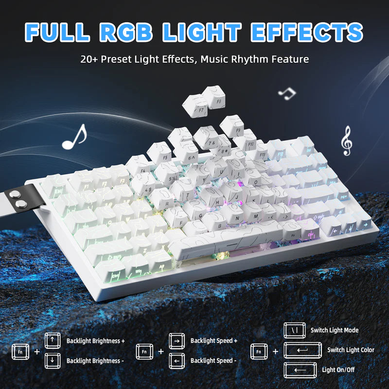 Attack Shark R82 HE (White Contour)