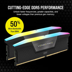 Corsair Vengeance RGB 2 x 16GB DDR5 C36 6400Mhz (Black)