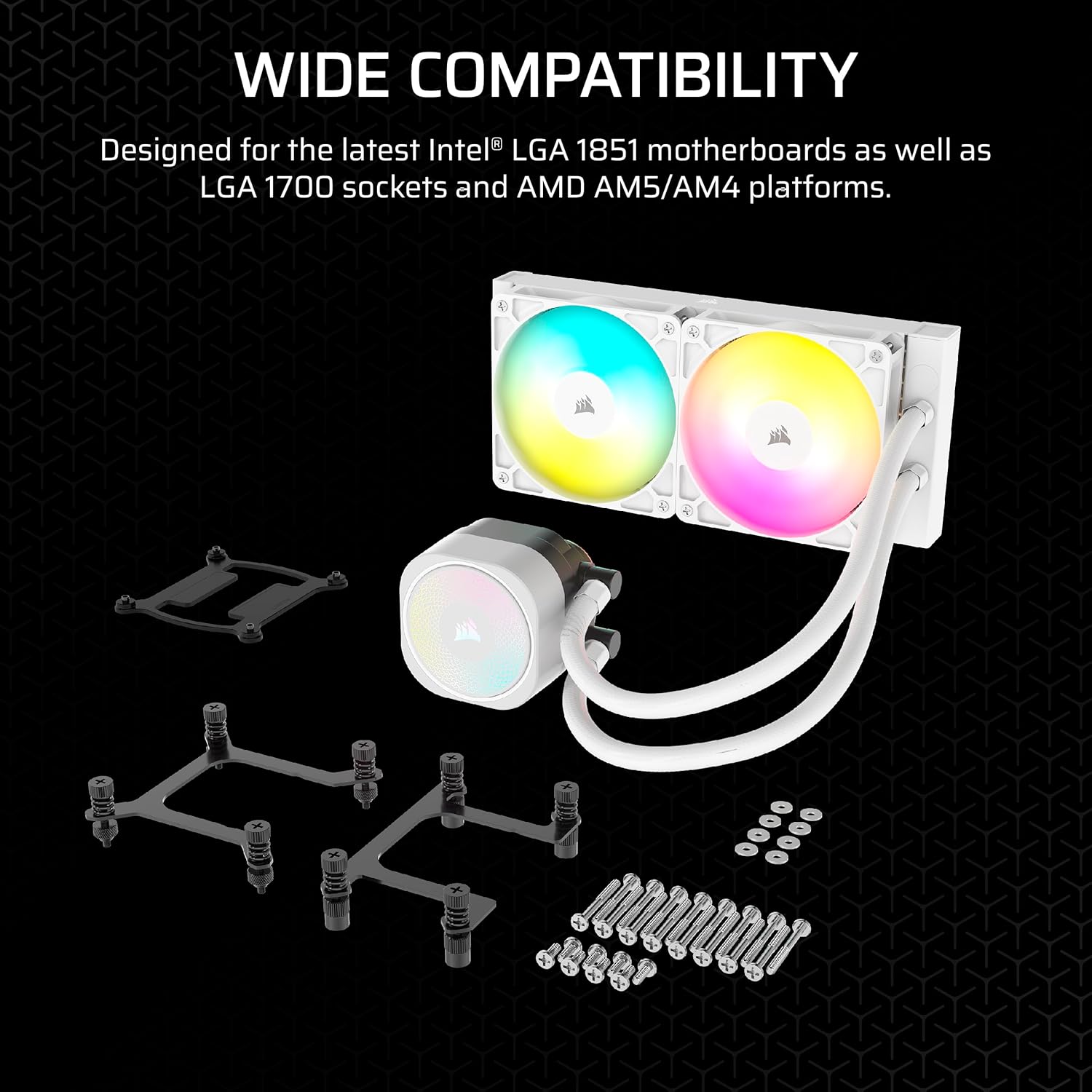 Corsair Nautilus 240 RS ARGB (White)