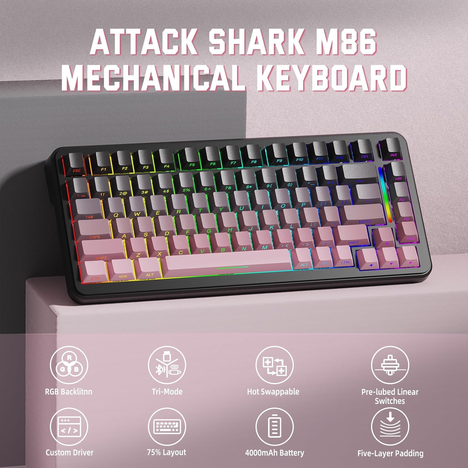 Attack Shark M86 (Blackberry)