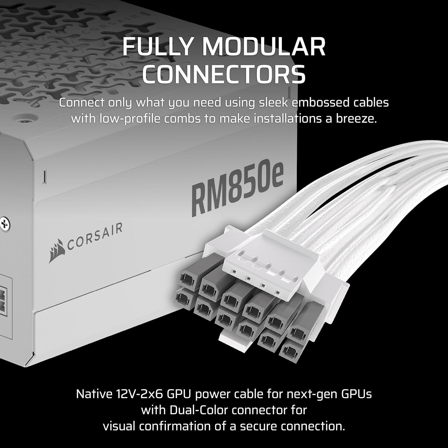 Corsair RM850e PCIe 5.1 (White)