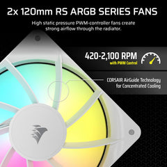Corsair Nautilus 240 RS ARGB (White)
