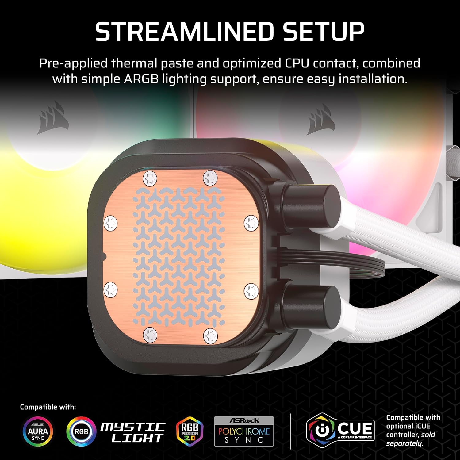 Corsair Nautilus 240 RS ARGB (White)