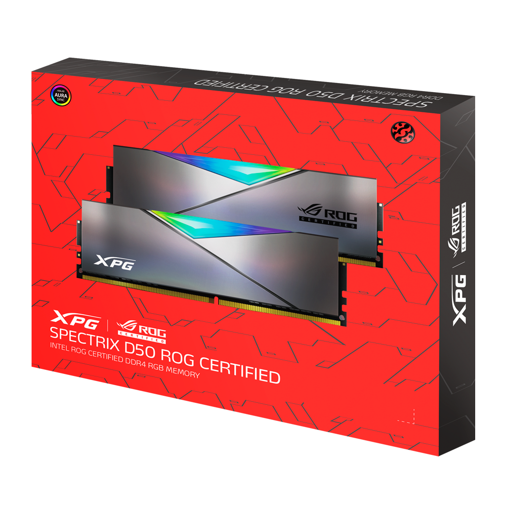 XPG Spectrix D50 ROG Certified 2 x 8GB 3600Mhz (Black)