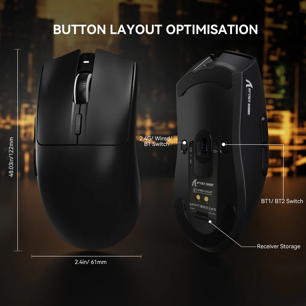 Attack Shark X1 (Black)