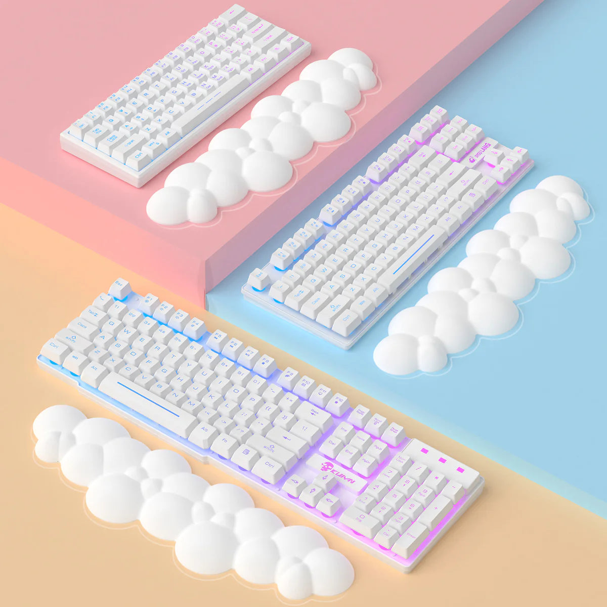 Attack Shark Cloud Wrist Rest (White)