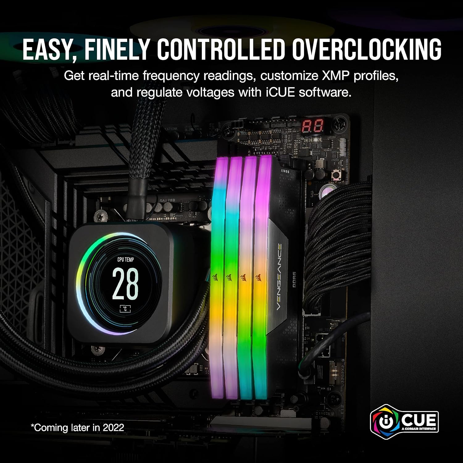Corsair Vengeance RGB 2 x 16GB DDR5 C36 6400Mhz (Black)