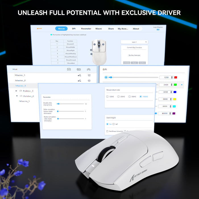 Attack Shark X1 (White)