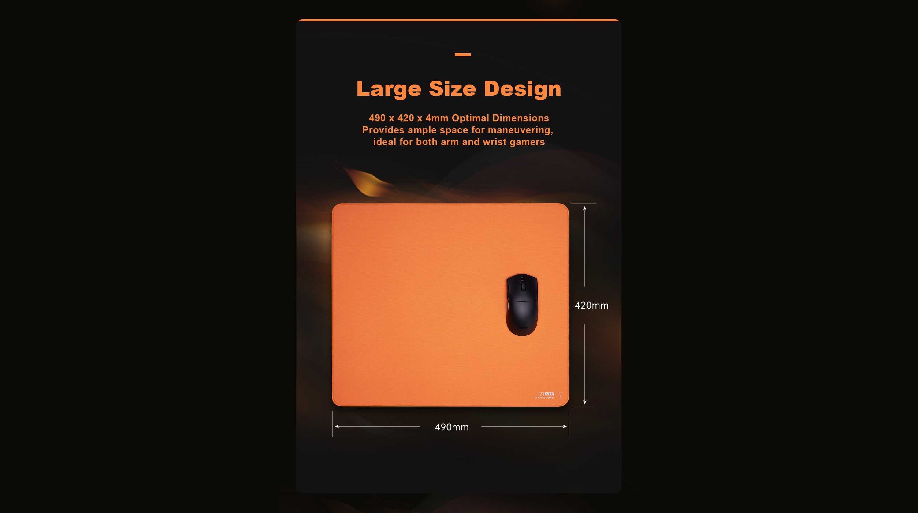 ATK Sky XSoft eSport Mousepad (Orange)